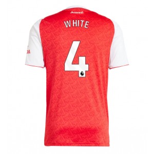 Arsenal Ben White #4 Jalkapallovaatteet Kotipaita 2025-26 Lyhythihainen